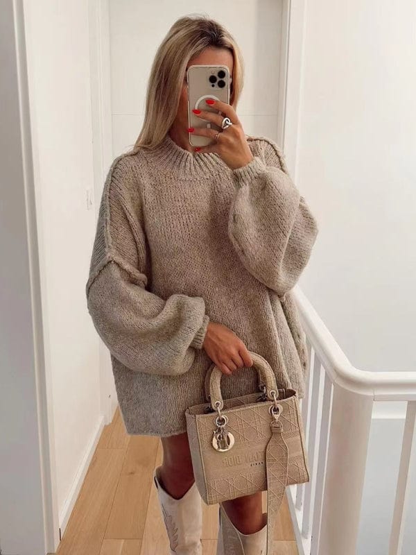 Khaki Sweaters & Cardigans/Sweater with S