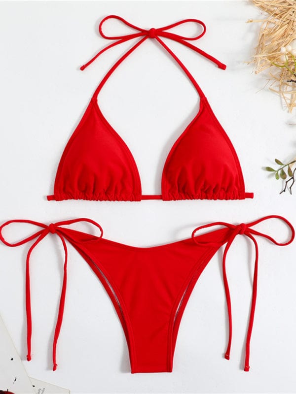 Red swimwear/bikini with S