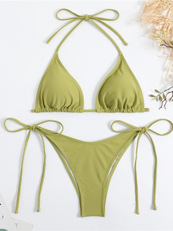 Green swimwear/bikini with S