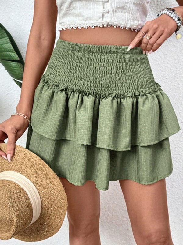 Green Skirts/Mini Skirt with S