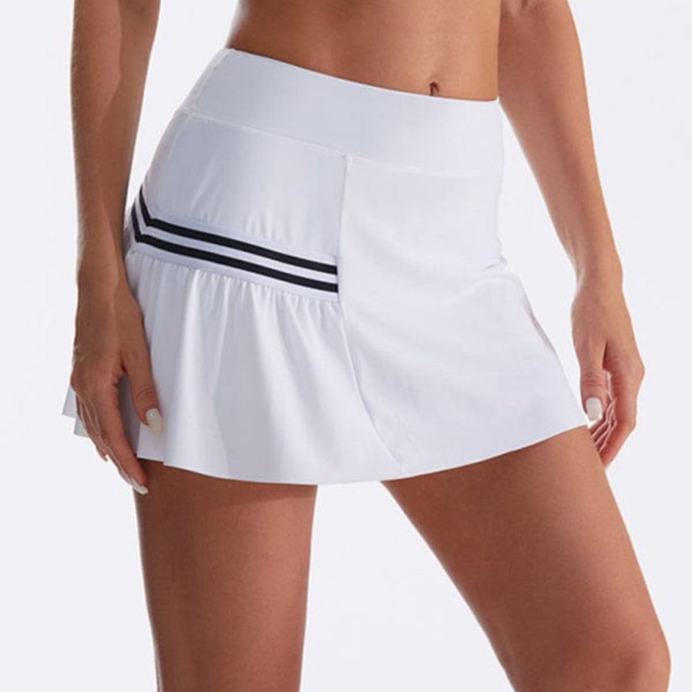 Quick - Drying Tennis Skirt - Trendy Bottoms/skirts in White for Women | The802Gypsy