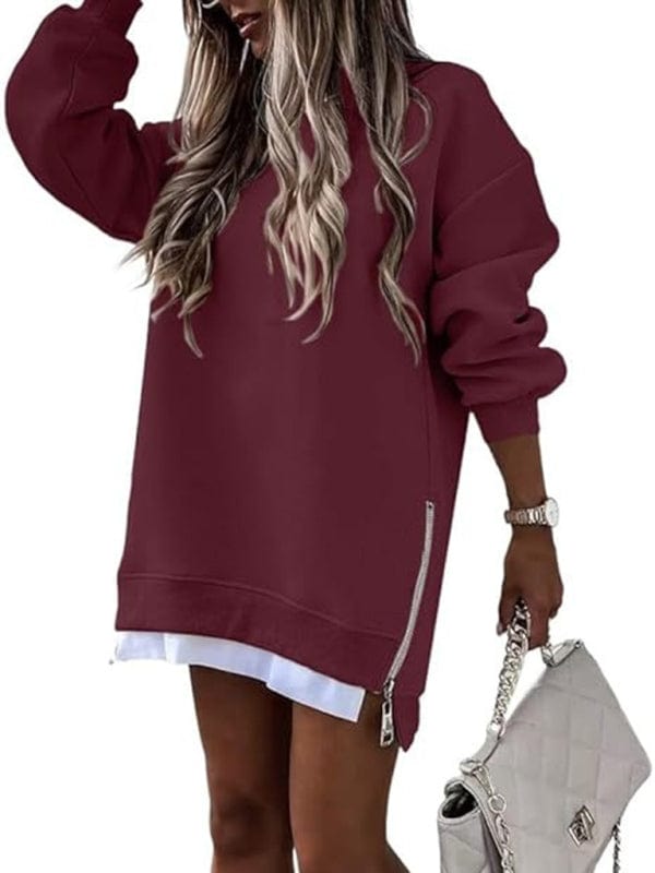 Wine Red shirts and tops with S