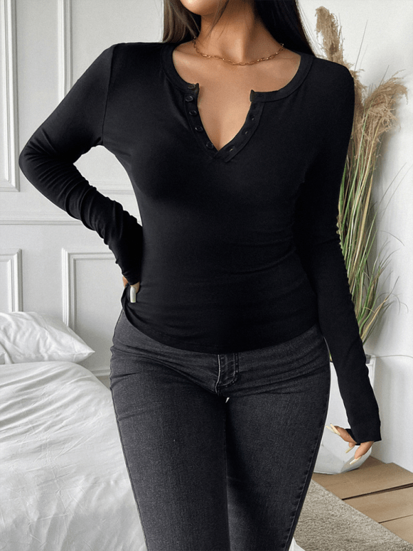 Black shirts and tops with S