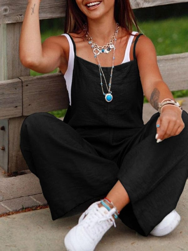 Black One - Piece/Jumpsuit with S