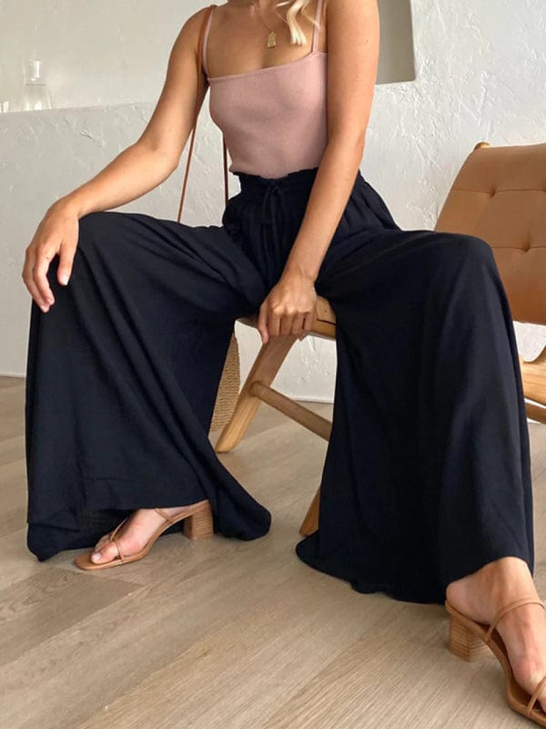 Black Bottoms/Pants & Culotte with S
