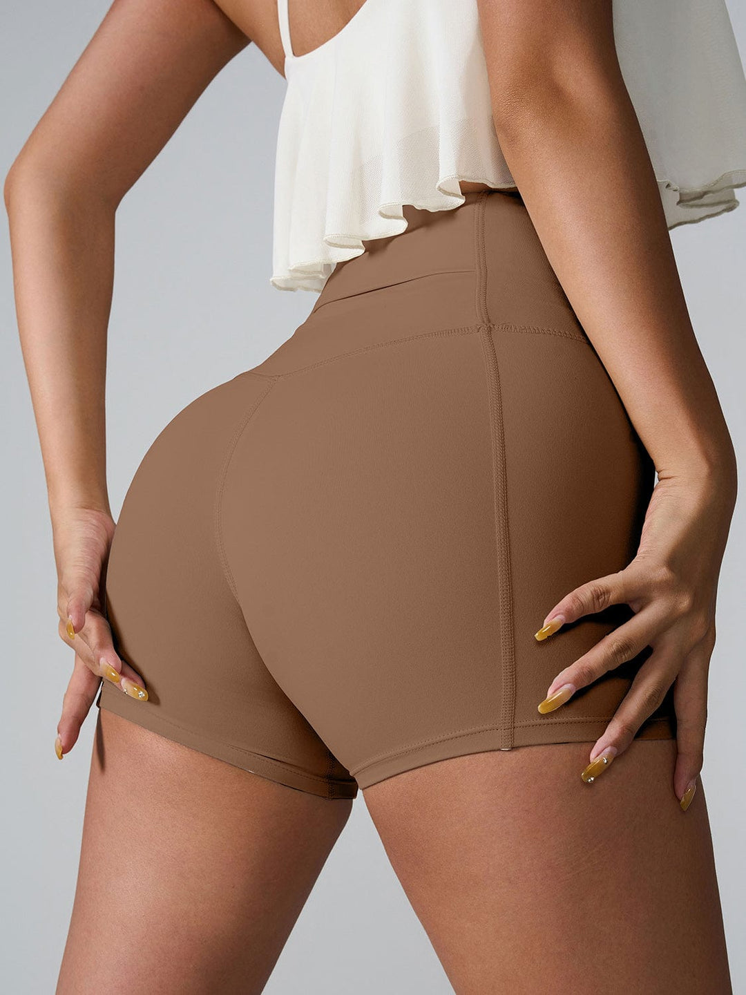 The802Gypsy Activewear/bottoms GYPSY-High Waist Active Shorts