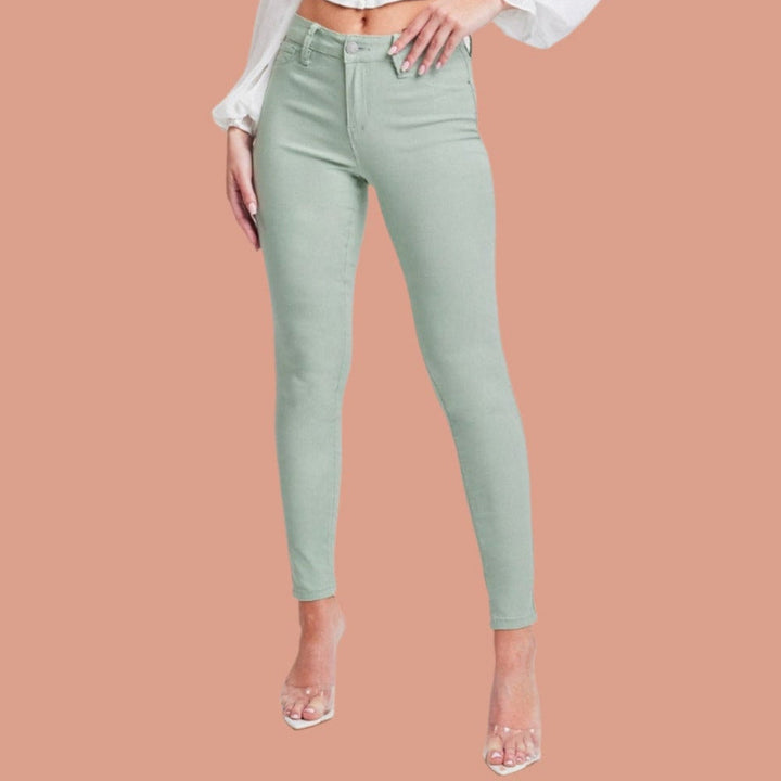 Jade green Bottoms/Pants & Culotte with S