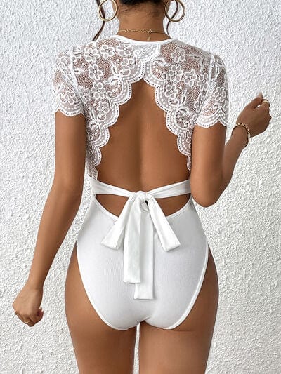 White bodysuit with S