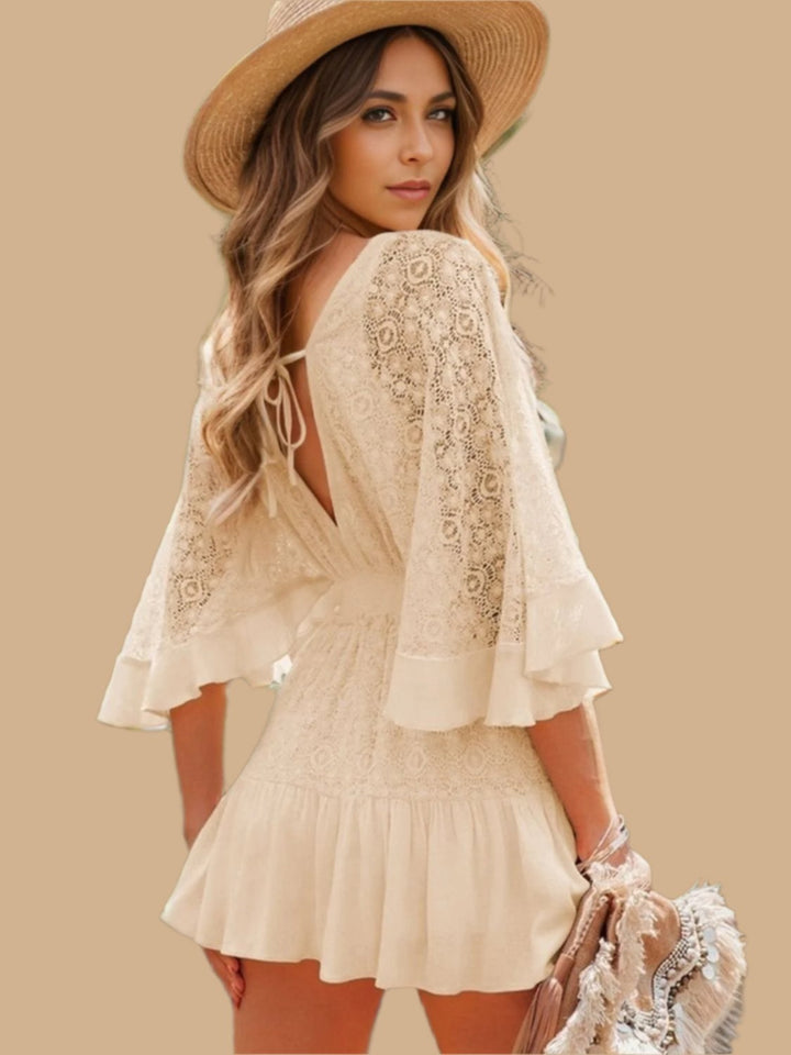 Cream Dresses/Casual with S