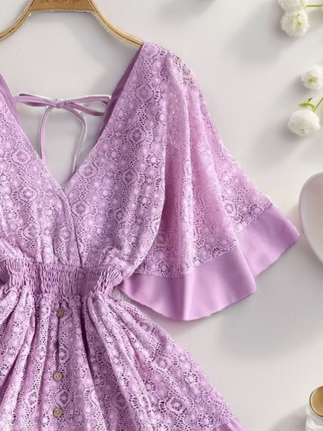 Lavender Purple Dresses/Casual with S