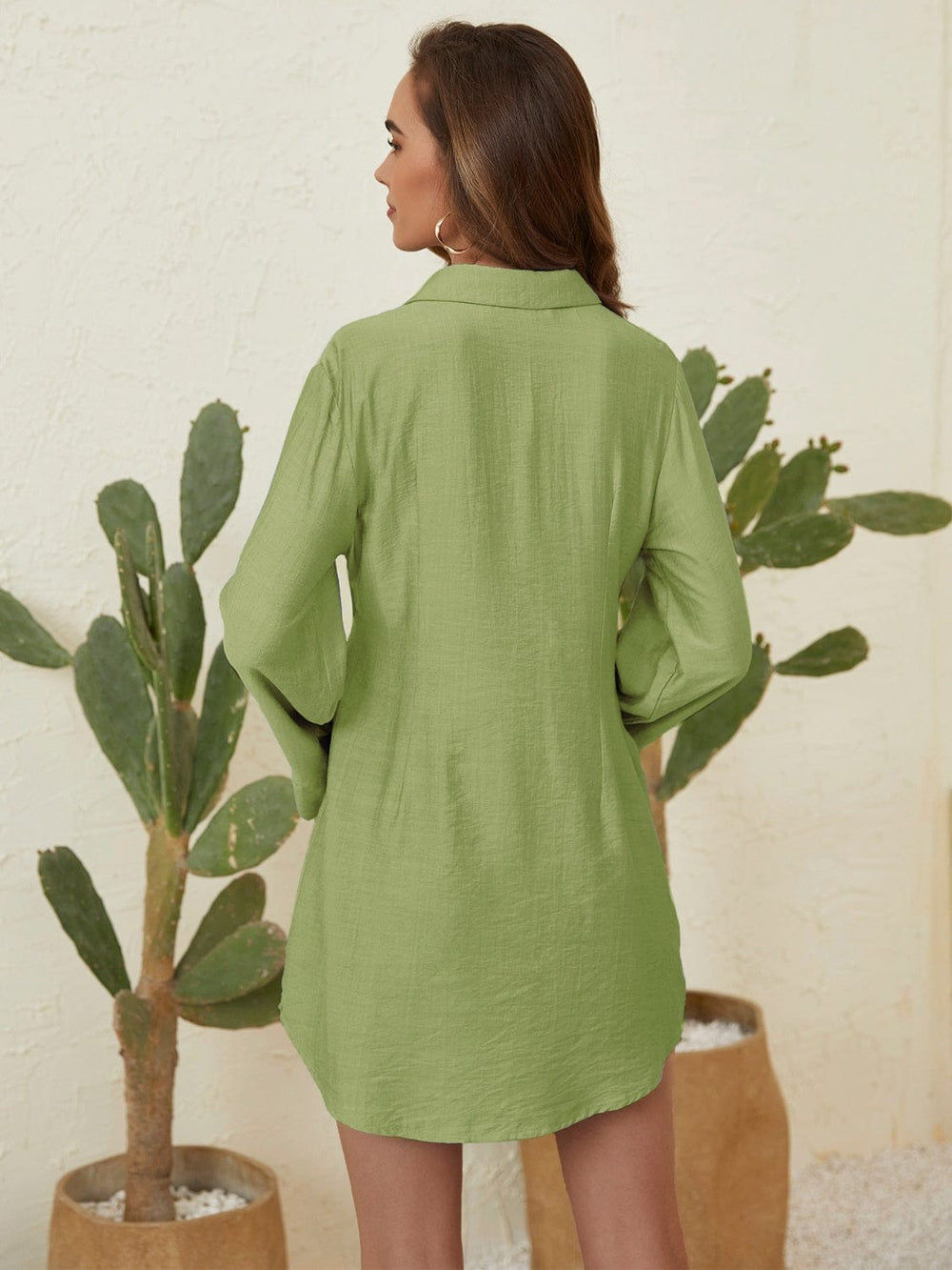 Green Dresses/Casual with XS