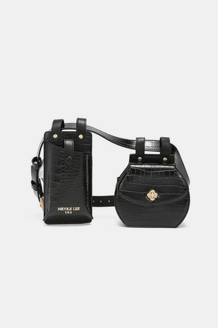 Black Handbags, Wallets & Cases with One Size