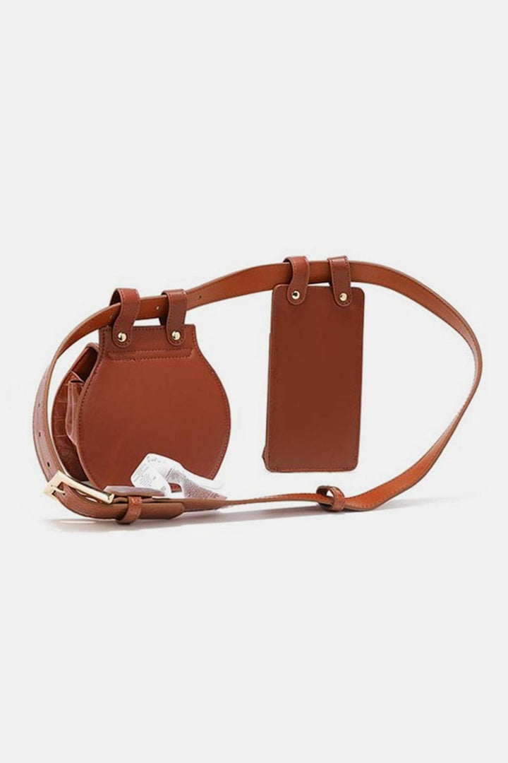 Brown Handbags, Wallets & Cases with One Size