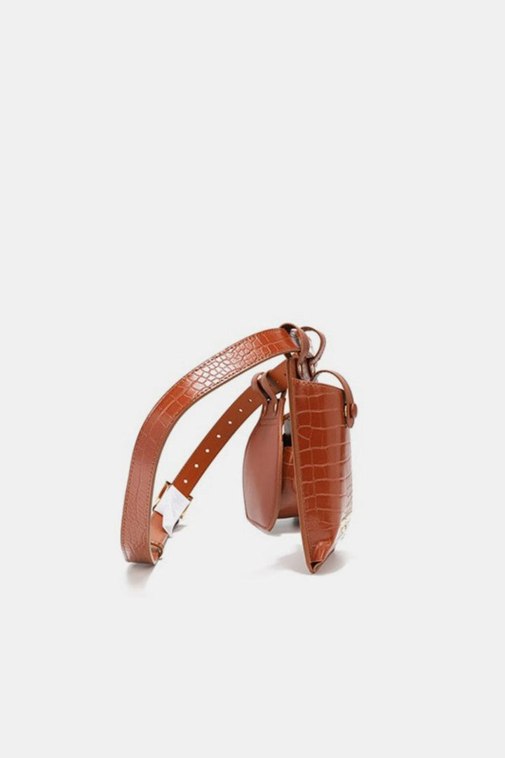 Brown Handbags, Wallets & Cases with One Size