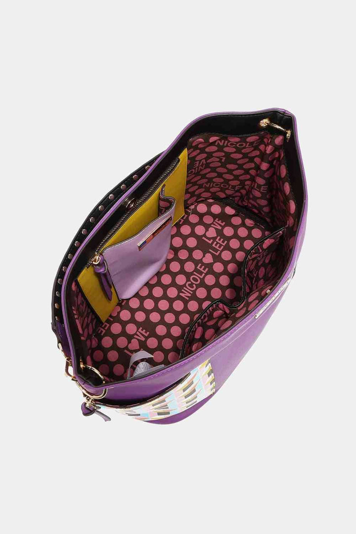 Purple Handbags, Wallets & Cases with One Size