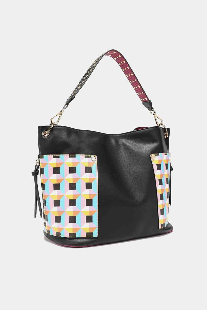 Black Handbags, Wallets & Cases with One Size