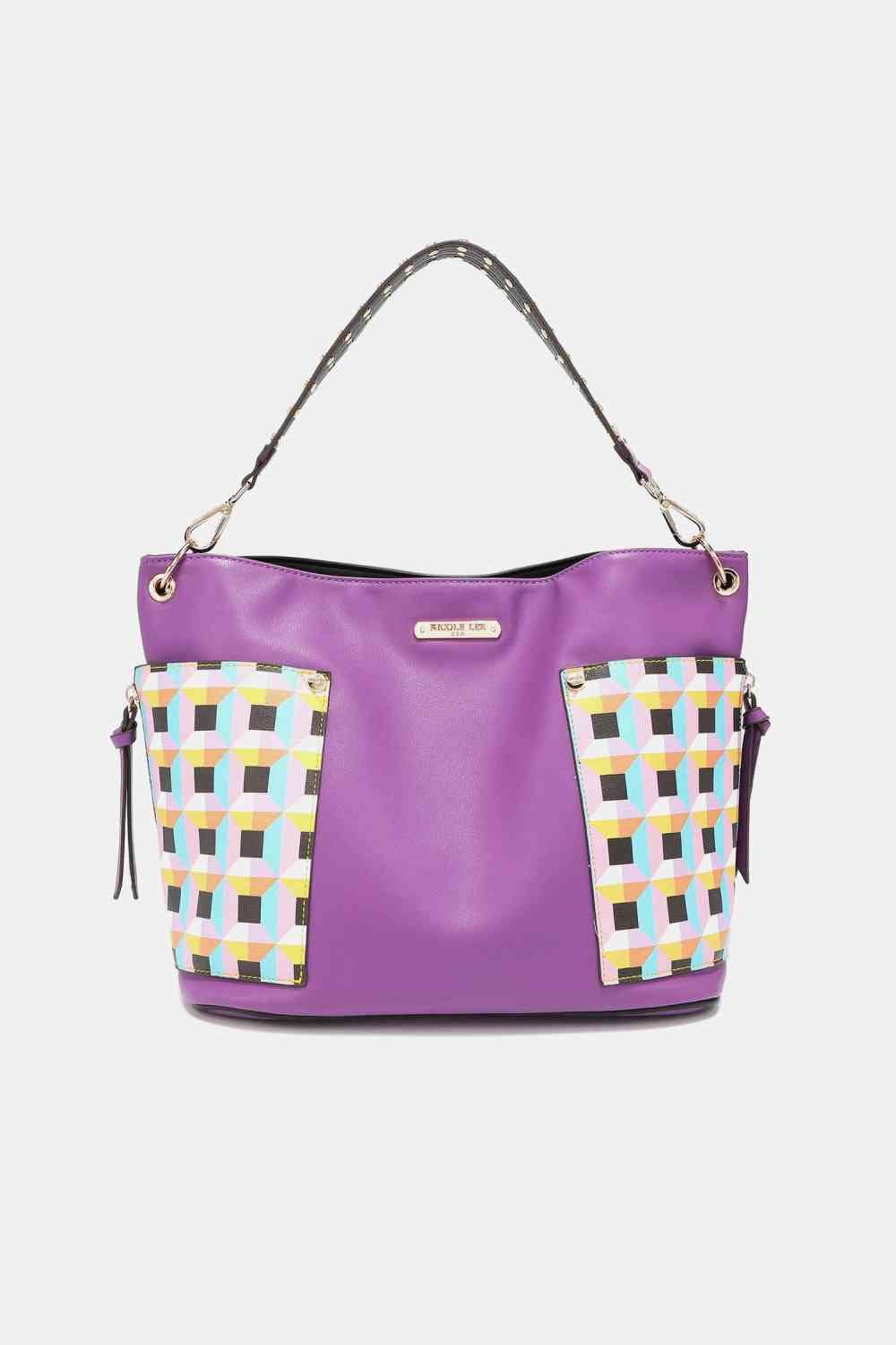 Purple Handbags, Wallets & Cases with One Size