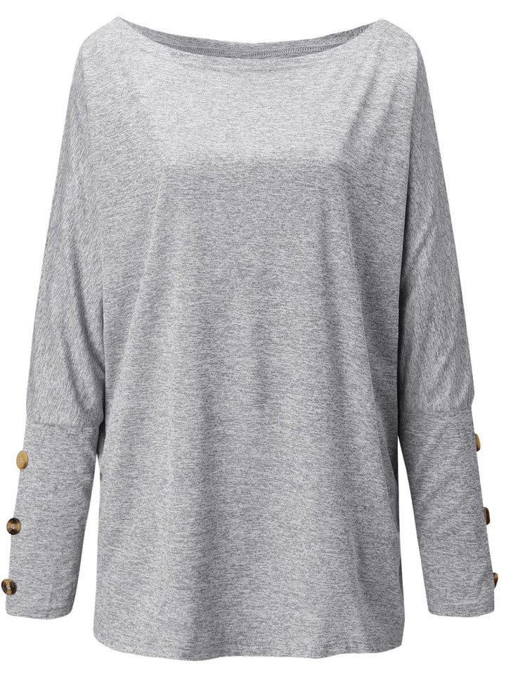 Gray shirts and tops with S