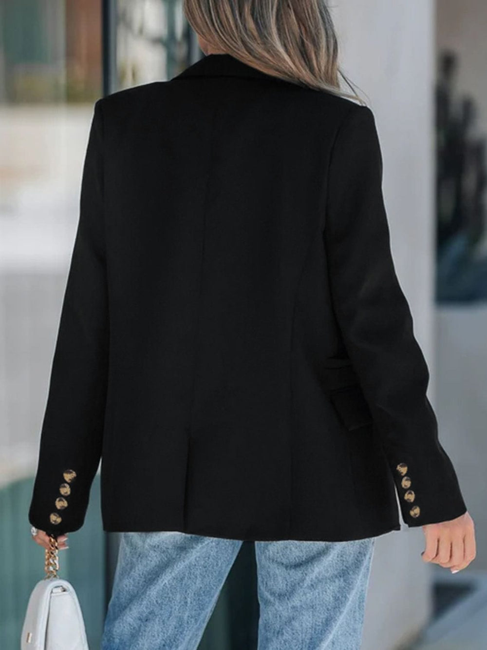 Black coats and jackets/blazer with S