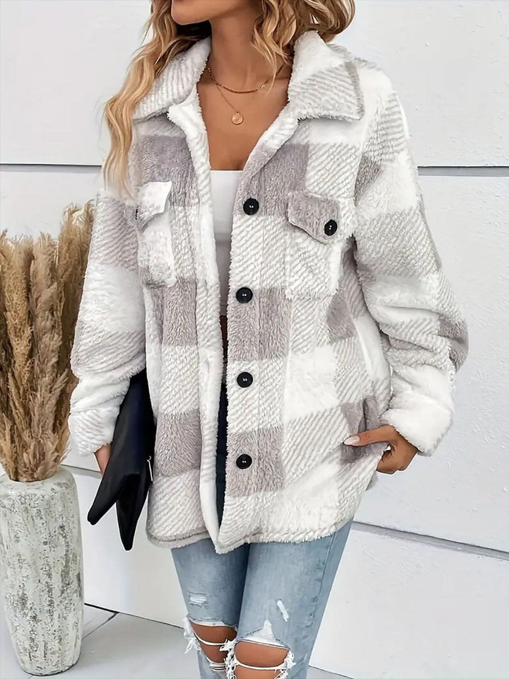 Light Gray Outerwear/Coats with S