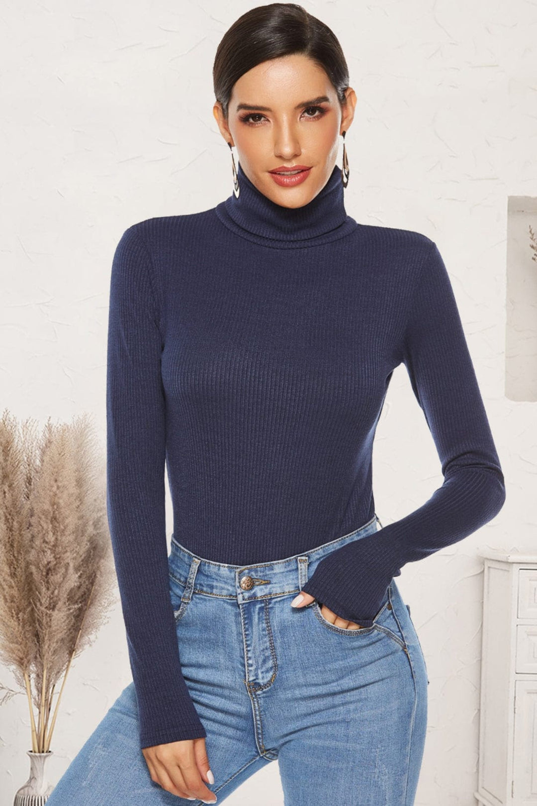 Dark Blue Tops/Bodysuits with S