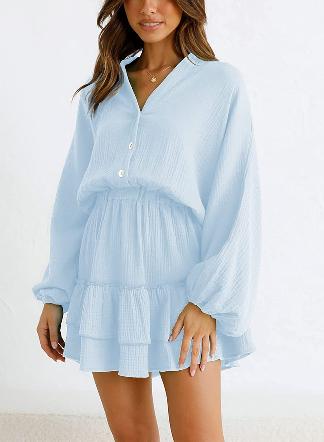 Light Blue DRESS/MINI DRESS with S