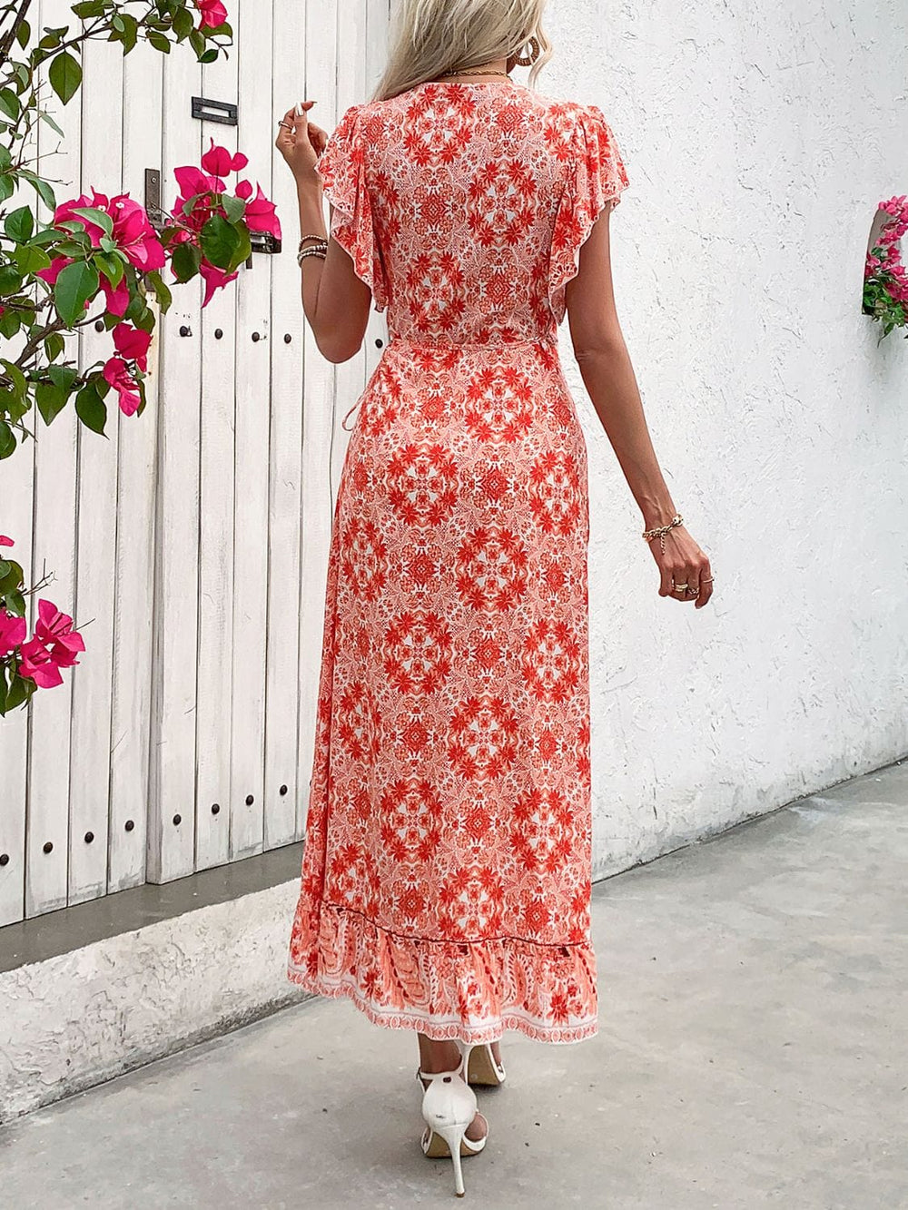 Coral Dresses/Casual with S