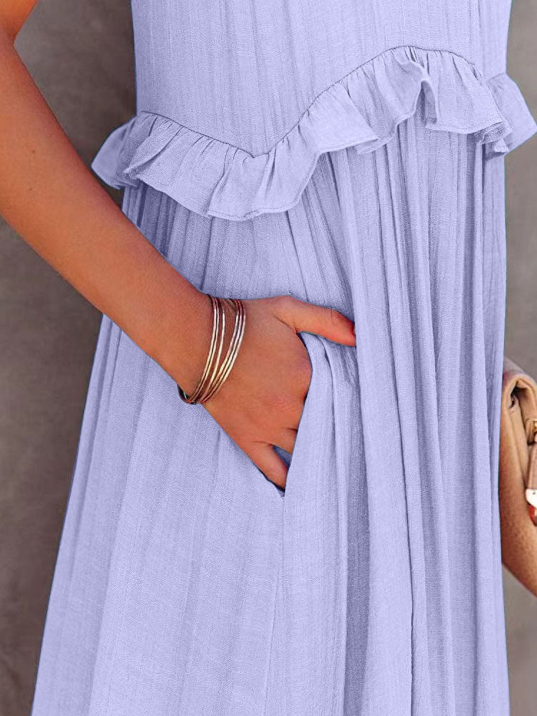 Lilac purple Dresses/Casual with S
