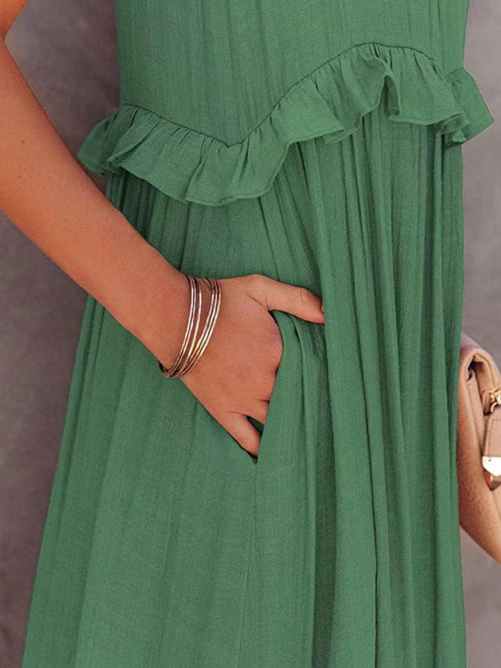 Dark Green Dresses/Casual with S