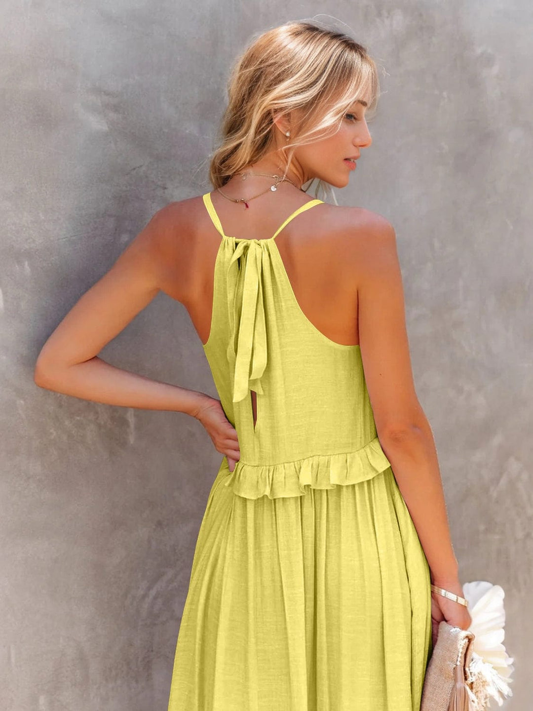 Chartreuse yellow Dresses/Casual with S