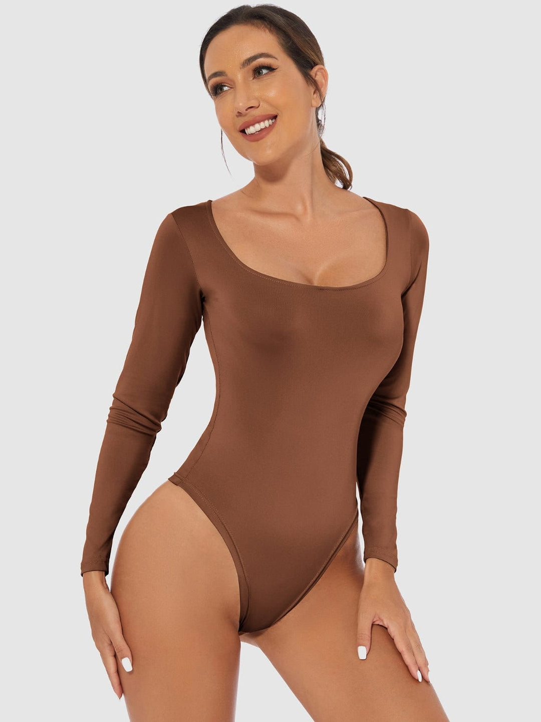 Brown Tops/Bodysuits with S