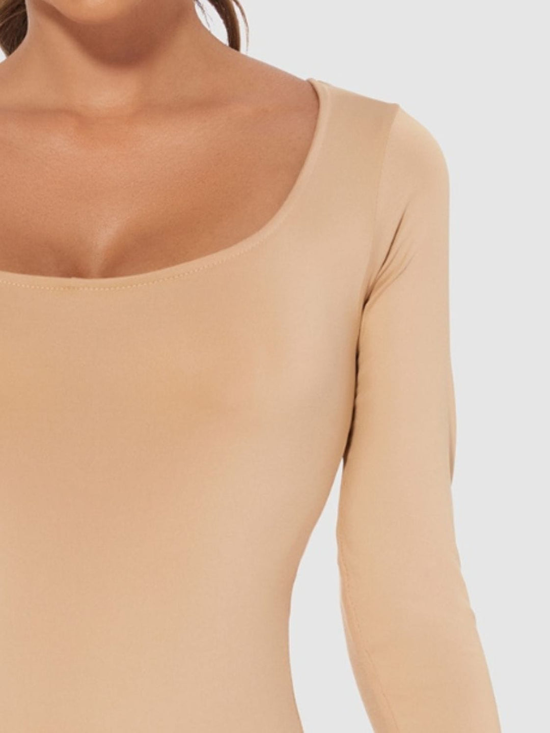 Tan Tops/Bodysuits with S