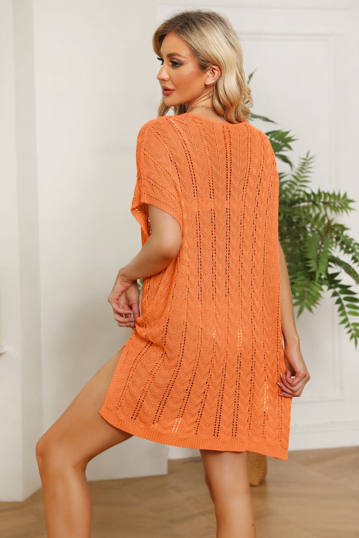The802Gypsy dress GYPSY-Side Slit Knit Cover-UP
