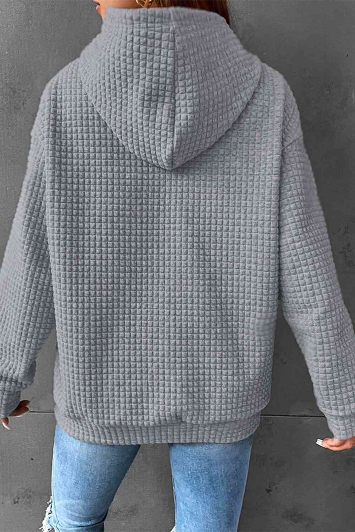 Trendsi hoodie Gypsy Leave Pocketed Hoodie