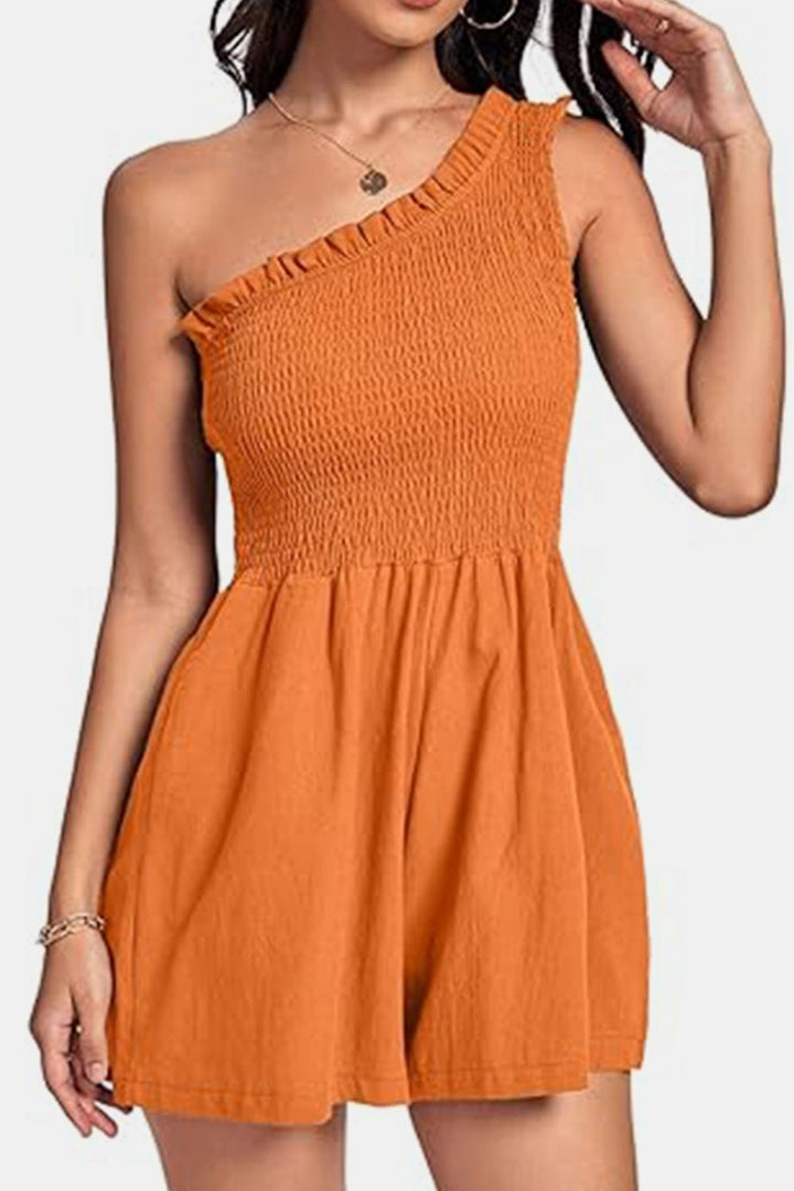 Orange One - Piece/Romper with S
