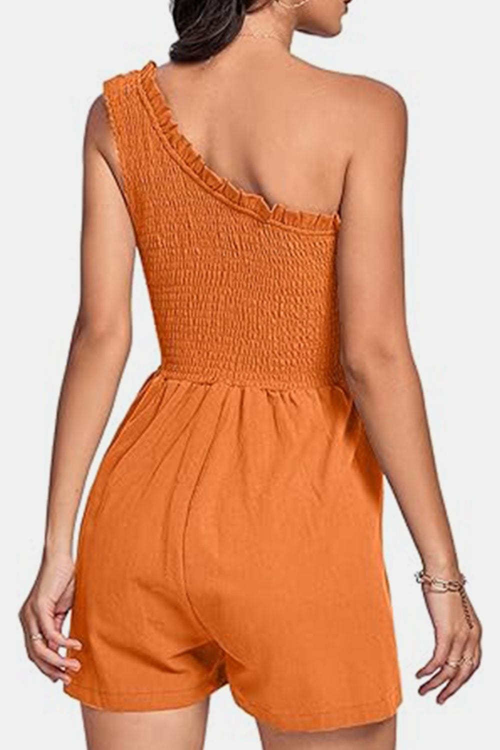Orange One - Piece/Romper with S