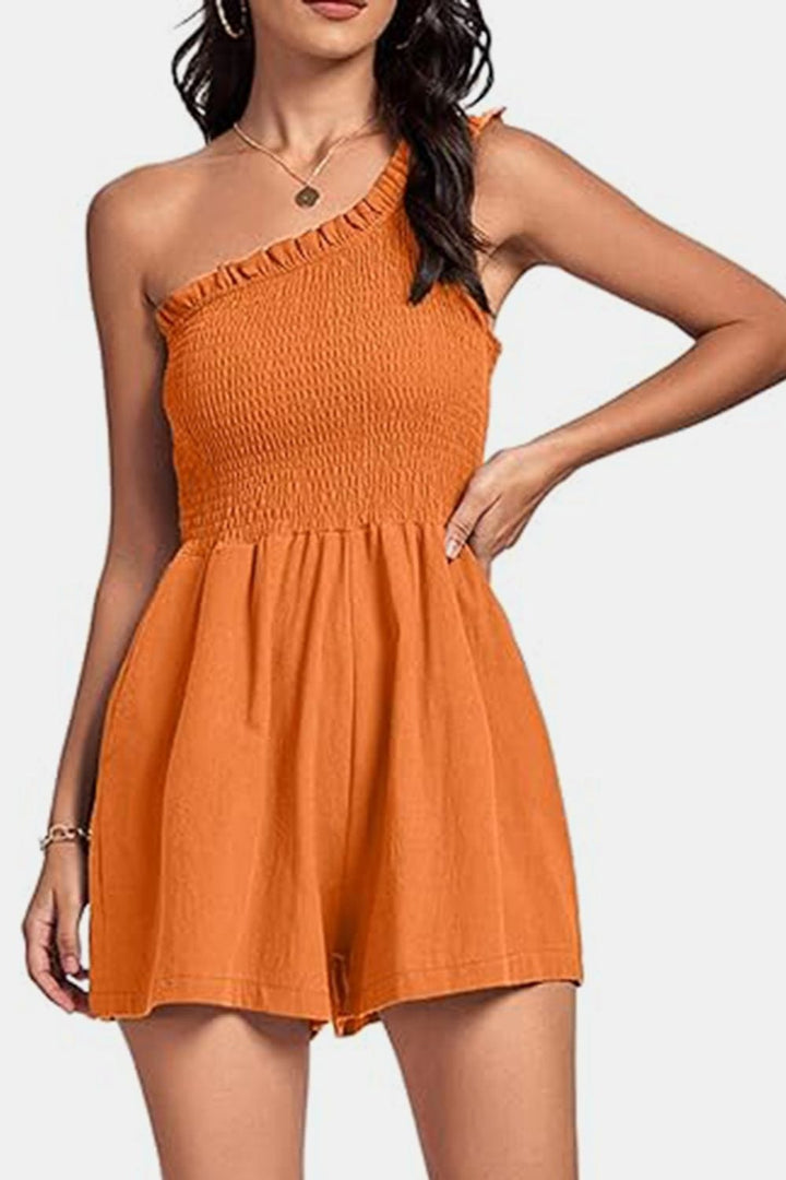Orange One - Piece/Romper with S