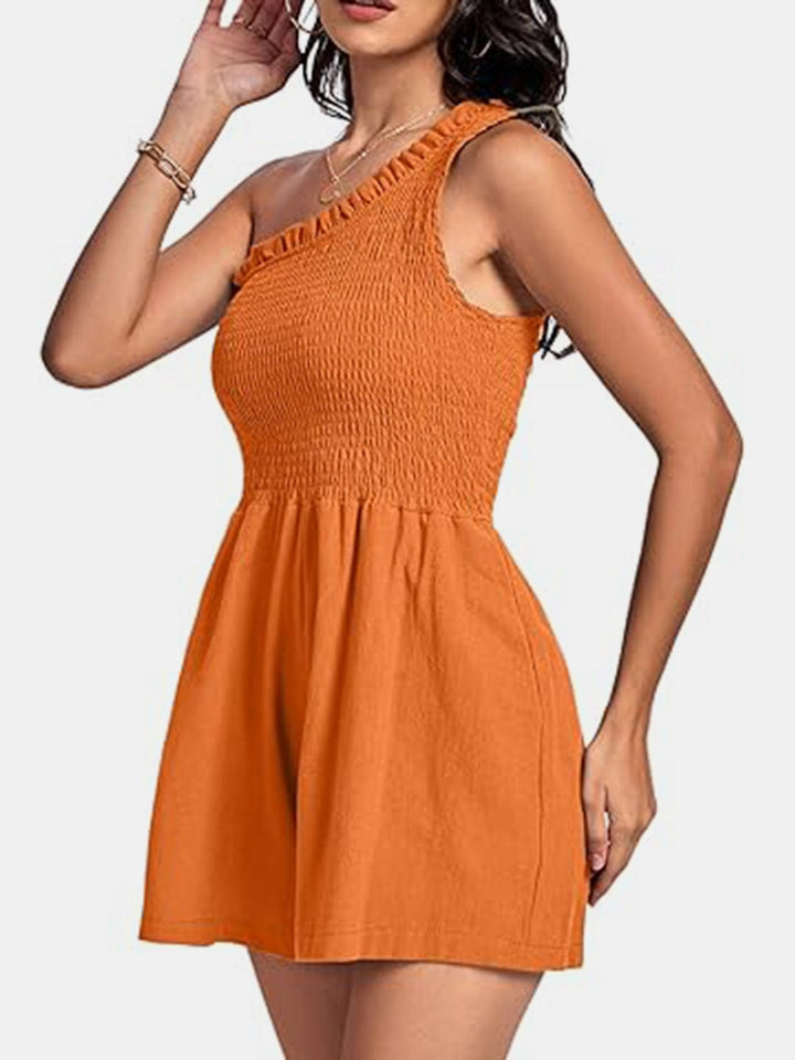 Orange One - Piece/Romper with S