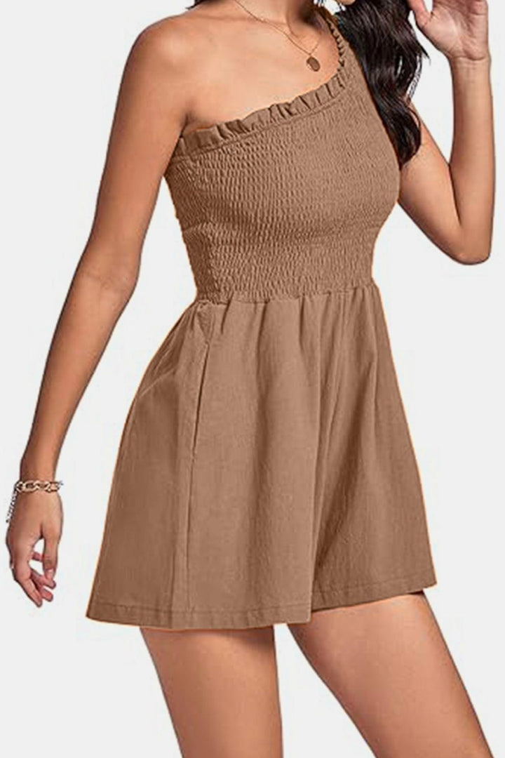 Brown One - Piece/Romper with S