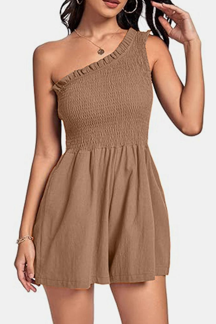 Brown One - Piece/Romper with S