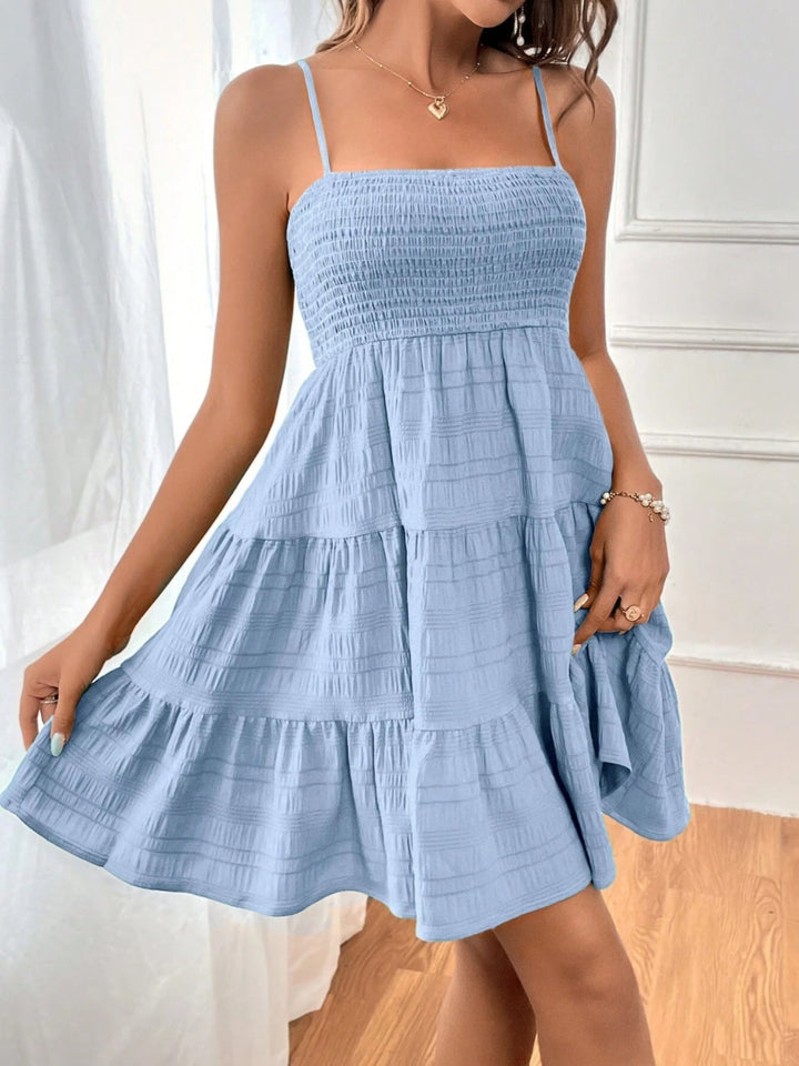 Misty Blue Dress/casual with S