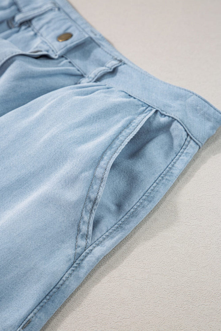Light Denim Bottoms/Skirts with S