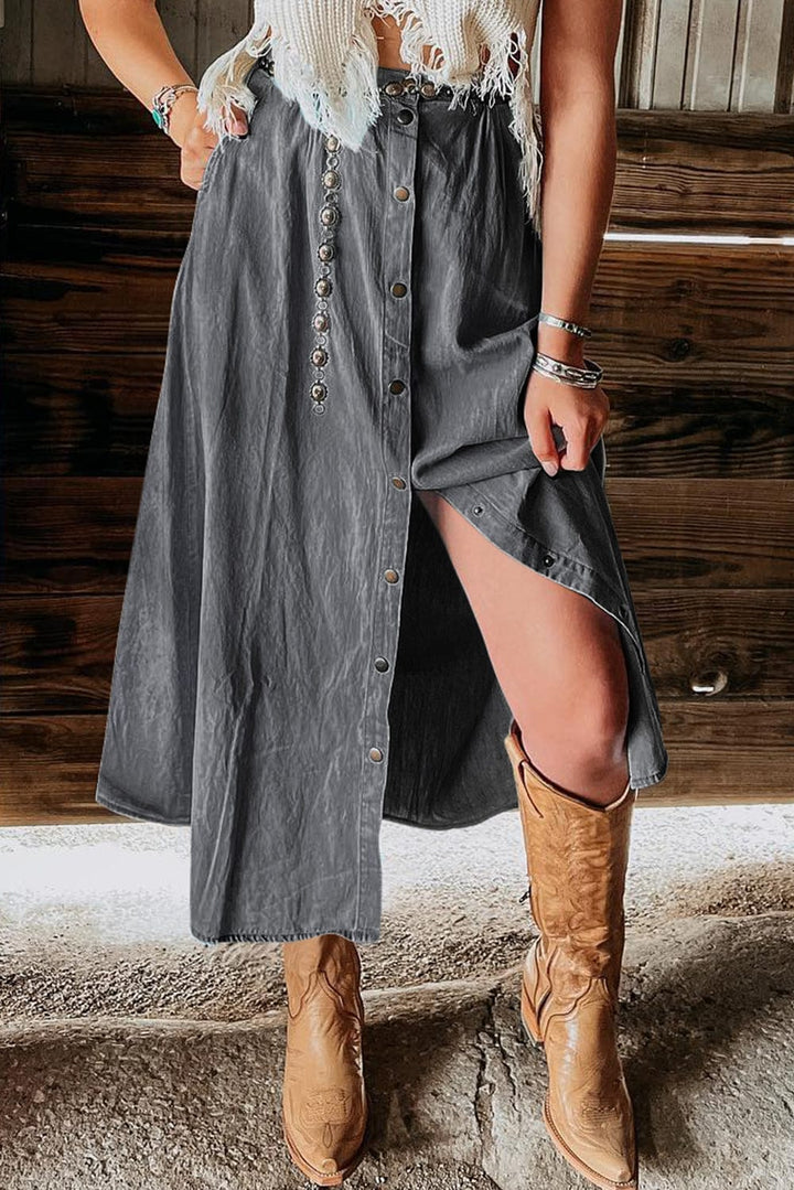 Dark Denim Bottoms/Skirts with XL