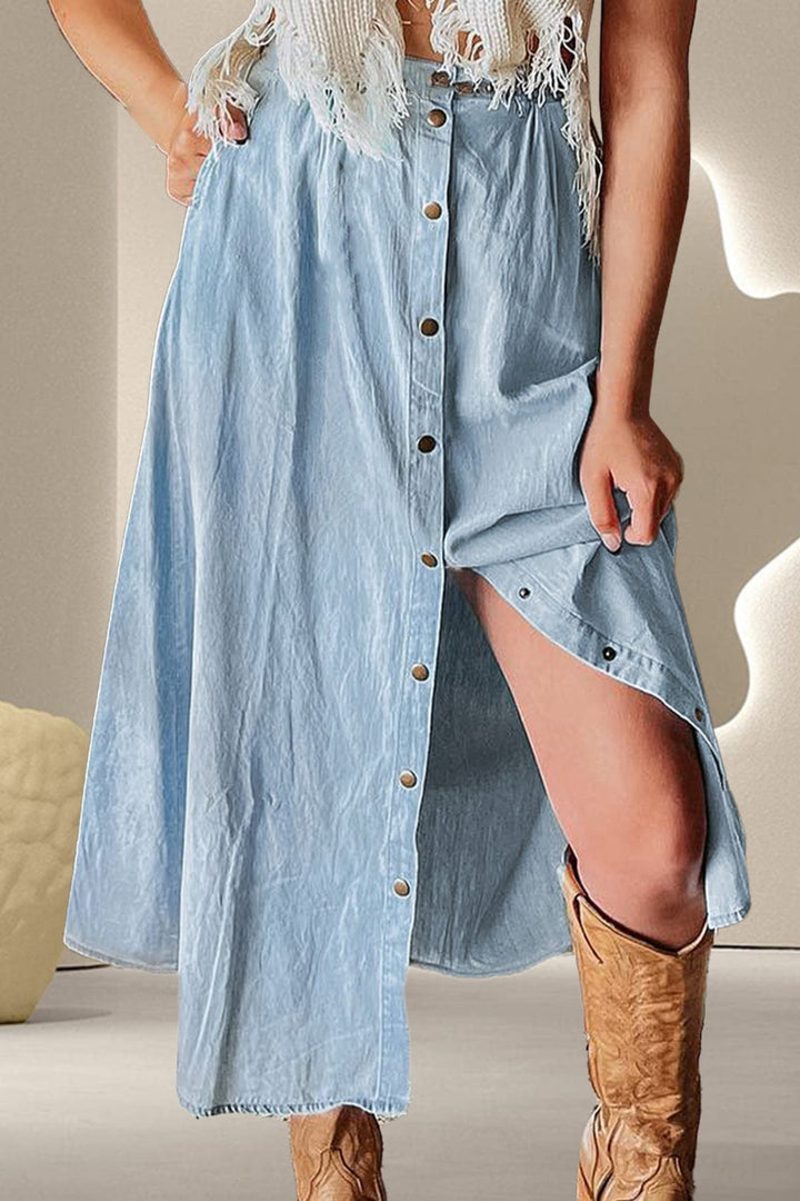 Light Denim Bottoms/Skirts with S