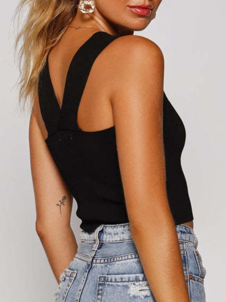 Black Tops/Tank Tops with S