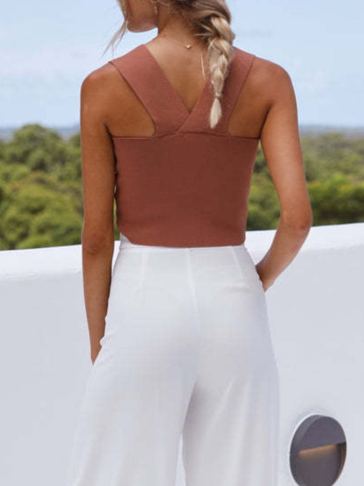 Brown Tops/Tank Tops with S