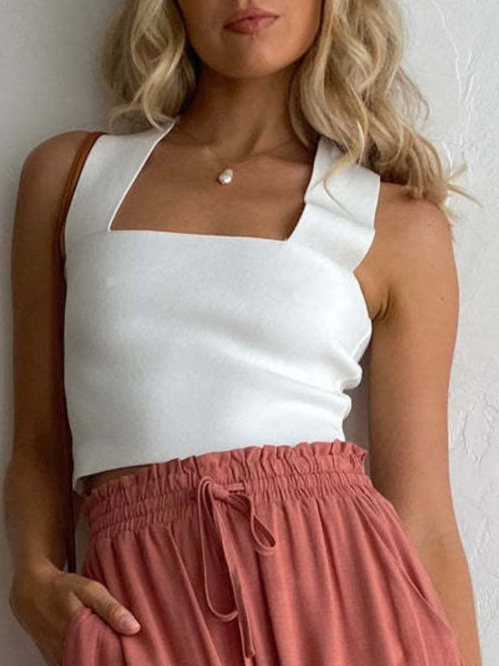 White Tops/Tank Tops with S