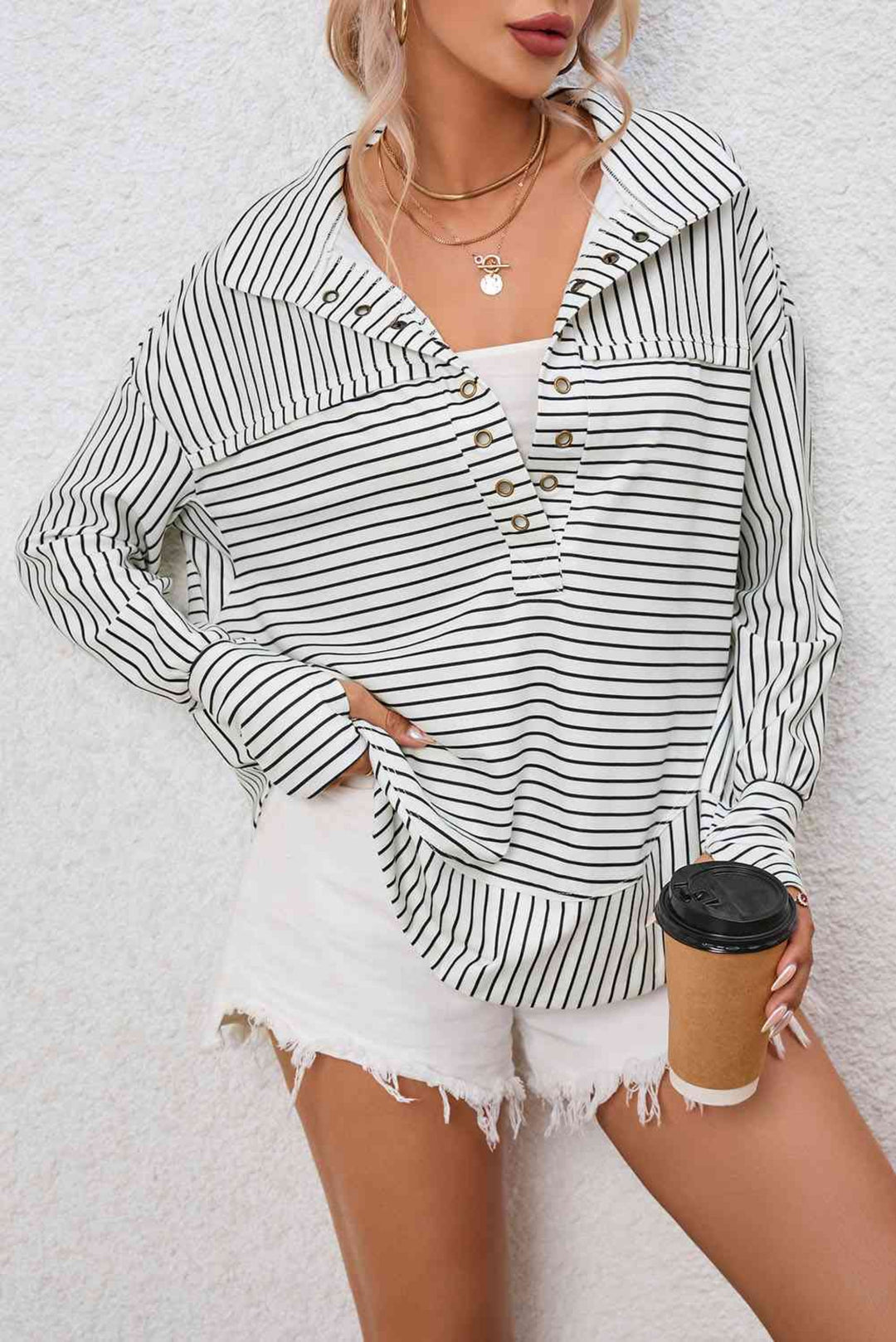 White shirts and tops with S