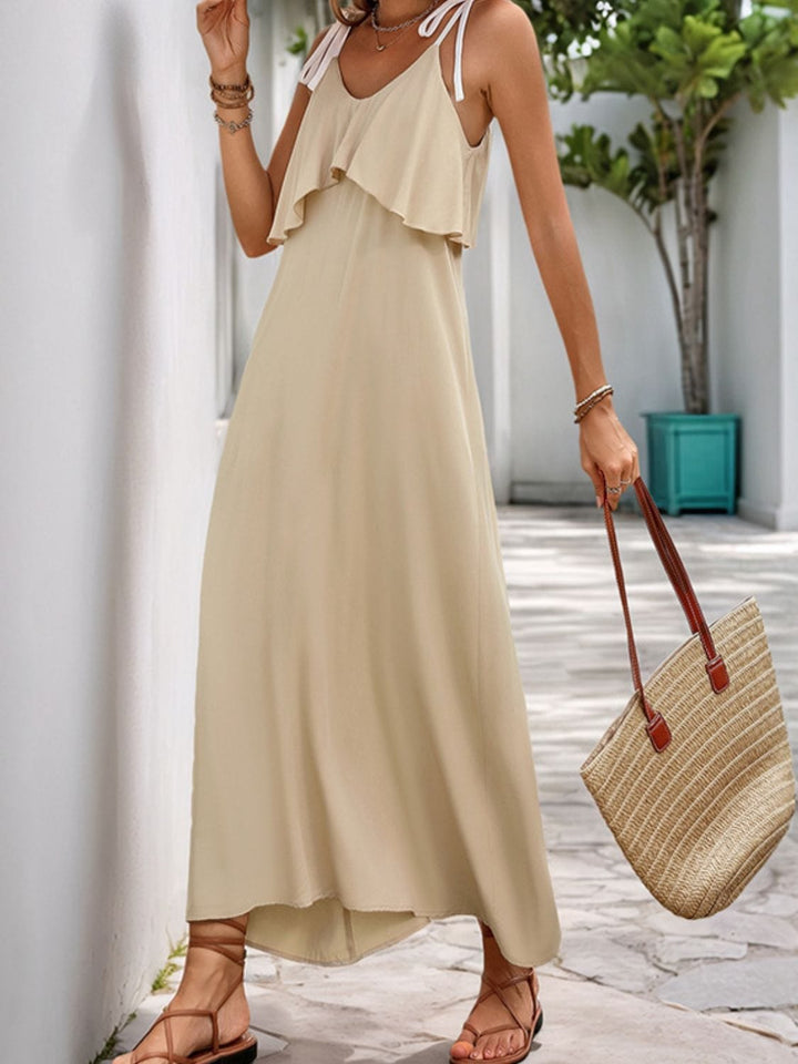 Tan Dress/casual with S