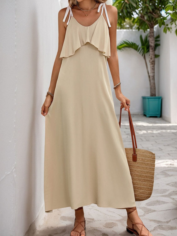 Tan Dress/casual with S